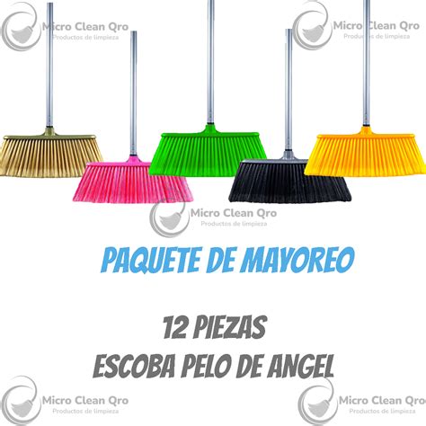 Paquete 12 Escoba pelo de ángel cerdas extra suaves Micro Clean | Micro ...