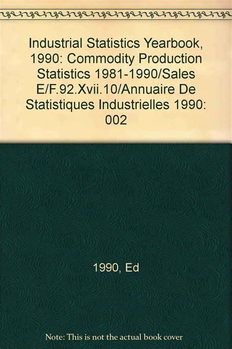 Industrial statistics yearbook 1990: Vol. 2: Commodity production ...