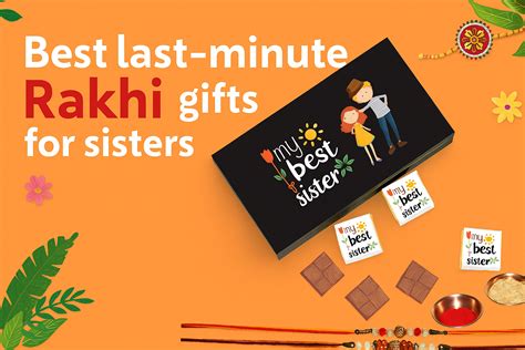 Best Last-Minute Rakhi Gifts for Sisters (2025) – Quick Ideas – Choco ...