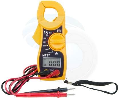 GoodsBazaar MT-87 Mini Pocket-Sized Digital Clamp Meter Clip-on Meter ...