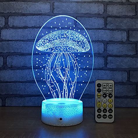 Buy USB Powered Stunning Jellyfish 3D Remote Control Optical ILLusion ...