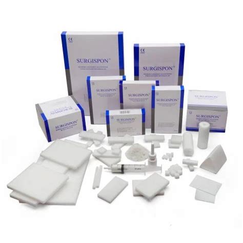 ENT Absorbable Gelatin Sponge - Absorbable Hemostatic powder ...