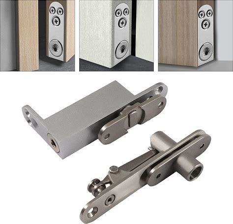 Miumaeov 360 Degree Pivot Door Hinges, Self Closing Hidden Shaft Swing ...