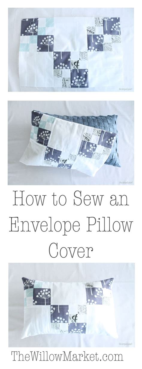 Image result for Sewing Pattern for Envelope Pillow Cover