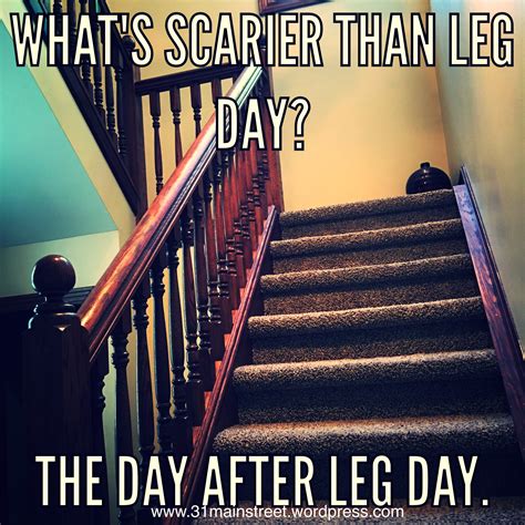 Leg Day Meme Stairs