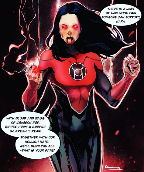 Red Lantern Supergirl