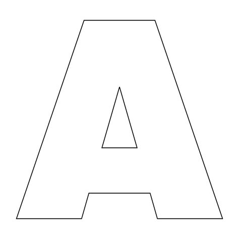 4 Inch Alphabet Stencils Printable | Printable Alphabet Letters