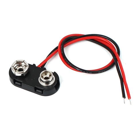 Buy T Type 9V Battery Buckle Connector 10CM Long in India KitsGuru