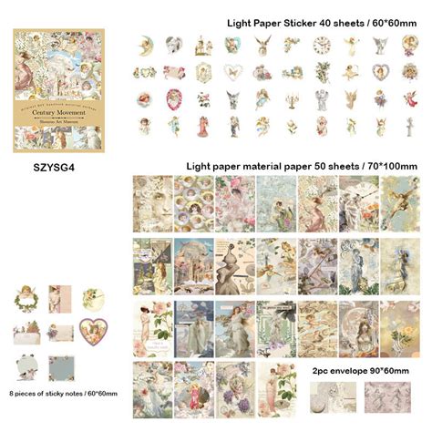 SZYSG4 JOURNAL PAPER CUTOUTS AND STICKERS 100PC – GIFT TO LOVE