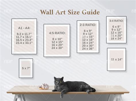 Buy Wall Art Size Guide, Frame Size Guide, Digital Print, 03/31/2024