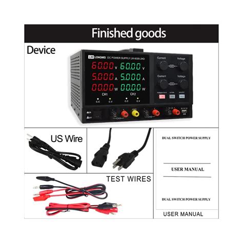 Buy Lwlongwei 4 Channels DC Power Supply Variable, Tripple 60V 5A ...