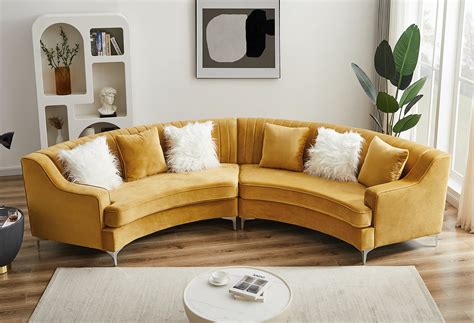 Half Circle Sofa Cool Clip Half Circle Sectional | Thayer Coggin
