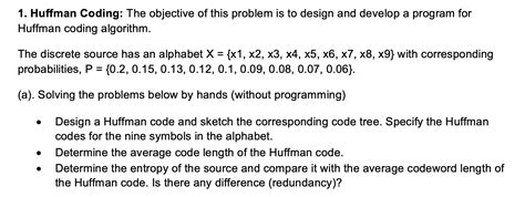 Image result for Huffman Coding Example Problems