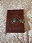ALCRAFT Real Leather Green Stone Brown Embossed Handmade Diary with ...