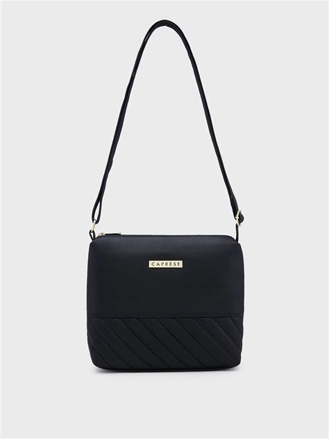 Buy Caprese Serene Small Black Sling Bag @ Rs.3999 | Caprese Bags