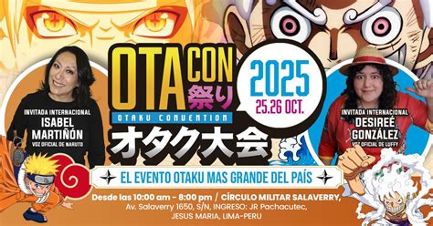 OTACON 2025, Círculo Militar del Perú, Jesús María, 25 October to 26 ...