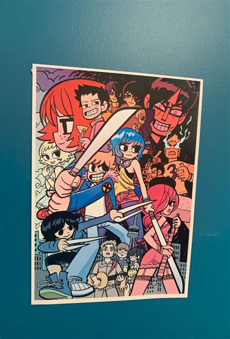 Scott Pilgrim Book Poster