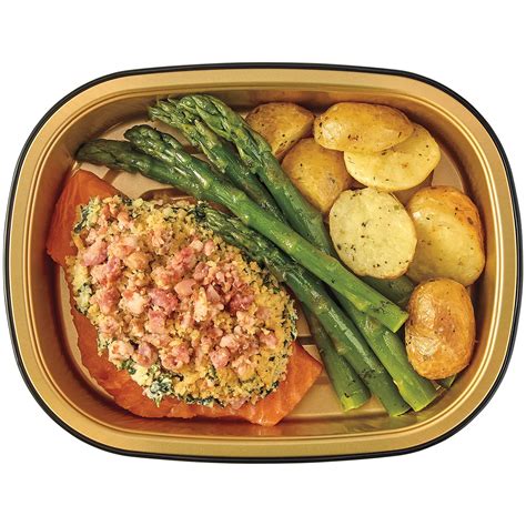 Meal Simple by H-E-B Rockefeller Stuff Salmon, Asparagus & Potatoes ...