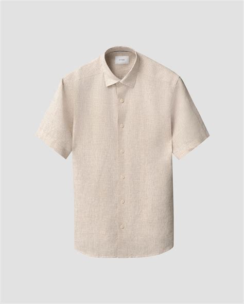 Short Sleeve Linen Shirt - Eton
