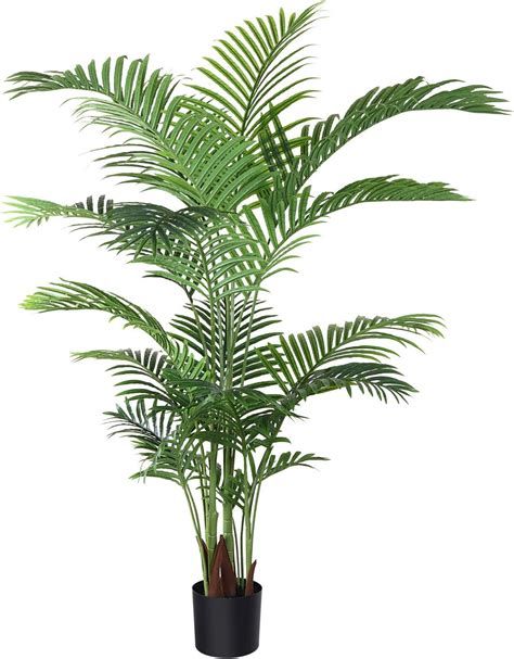 Fopamtri 5ft Artificial Areca Palm Plant with 17 India | Ubuy