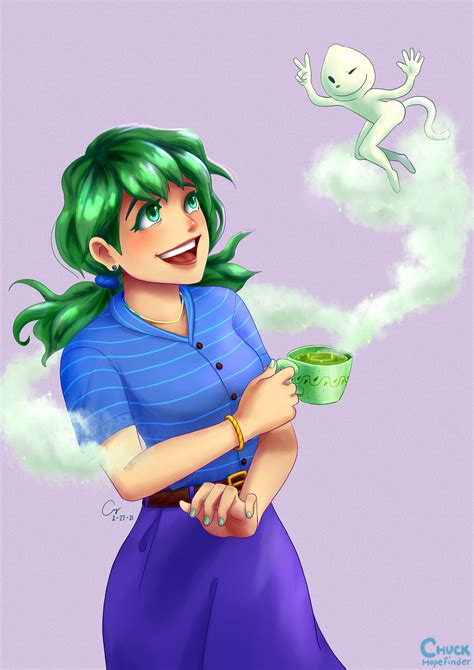Stardew Valley Character Portrait Series- Caroline : r/StardewValley