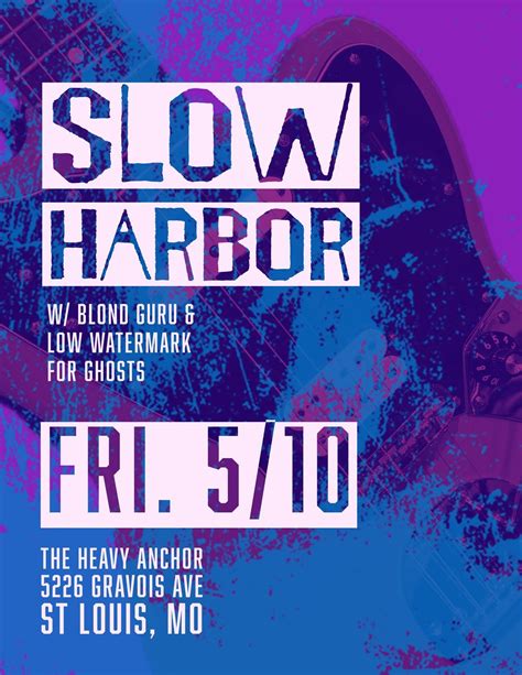 Slow Harbor, Blond Guru, Low Watermark for Ghosts, 5226 Gravois Ave, St ...