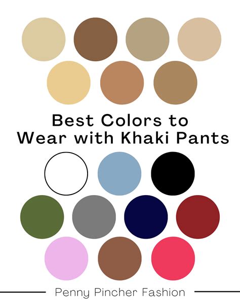 What Color Goes with Khaki Pants - Penny Pincher Fashion Blog