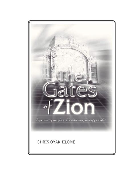 The Gates Of Zion | Pothi.com