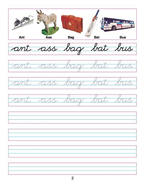 Words – Cursive Writing – Cretto