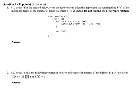 Recursion Question List 的图像结果