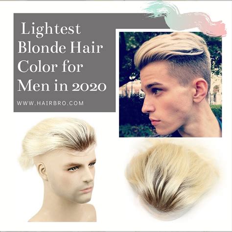 Lightest Blonde Hair Color for Men in 2020 | Light blonde hair, Men ...
