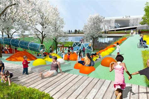 Bridge Park for Washington, DC by OMA + OLIN Design - Topos Magazine
