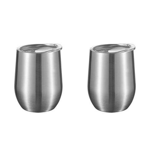 Visol Double Wall Insulated Wine Mug - 6 oz, Gray India | Ubuy