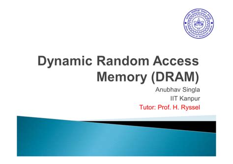 Image result for Dynamic random-access memory DRAM Types