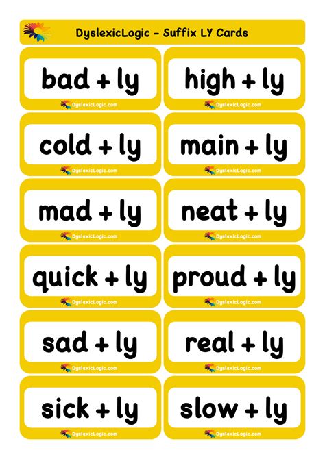 Suffixes — Dyslexic Logic
