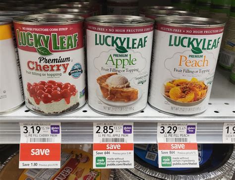 Lucky Leaf Pie Filling As Low As $2.35 Per Can At Publix | iHeartPublix