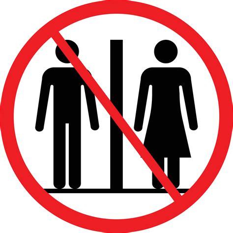 Notice. No Public Restrooms Sign. Restriction Icon 20328486 Vector Art ...