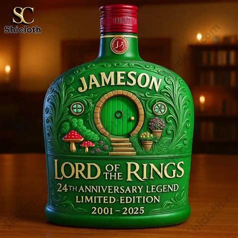 BEST Jameson Lord of the Rings 24th Anniversary Whiskey Bottle