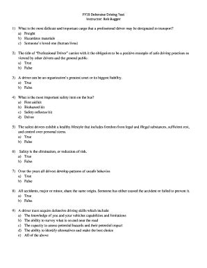 Defense Driving Test 的图像结果