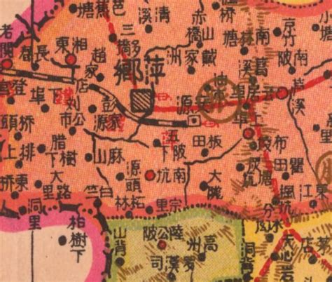 1950年江西省分县详图-地图114网