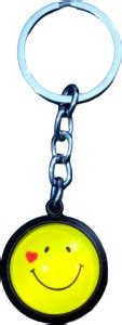 MAG BEE Smiley Emoji (Design-11)for Car Bike Men Women Girls Keyring ...