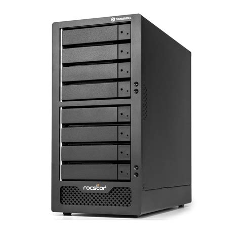RocPro T38 - No Drives - Dual Thunderbolt 3 / Mini DP - Desktop - 8-Bay ...