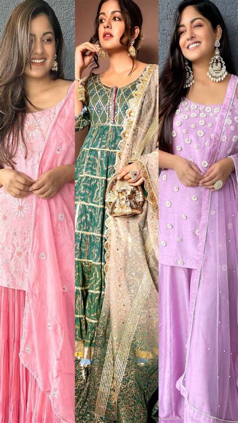 इस नवरात्रि Ishita Dutta के शरारा सूट सेट्स में दिखें खूबसूरत | Ishita ...