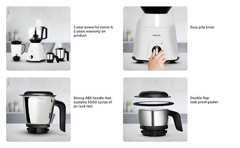 Buy Philips Mixer Grinder 750 Watt, 3 in 1 (Mixer Grinder + Juicer ...