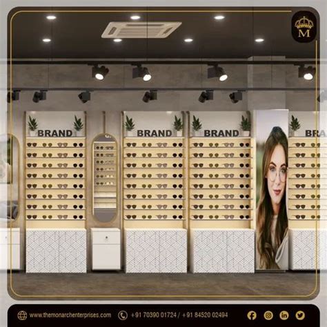 Optical Showroom Designing Interior with 3D - Interior Designing For ...