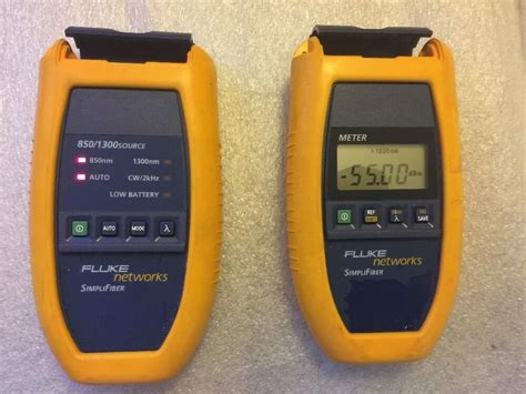 Fluke Networks 8250-02 Multimode Optical Fiber Test Adapter : Amazon.in ...