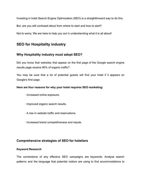 PPT - The Ultimate Guide to Hospitality SEO_ Boost Your Online Presence ...