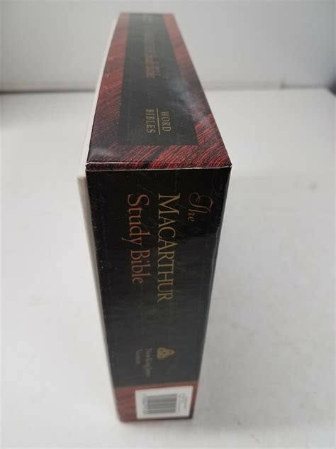 MacArthur Study Bible by John MacArthur (2004, Leather) for sale online ...