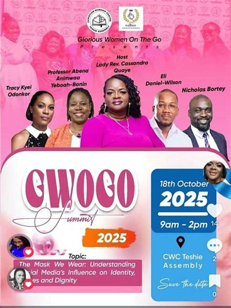 GWOGO Summit 2025 : The Mask We Wear, CWC Celebration Chapel, Accra, 18 ...