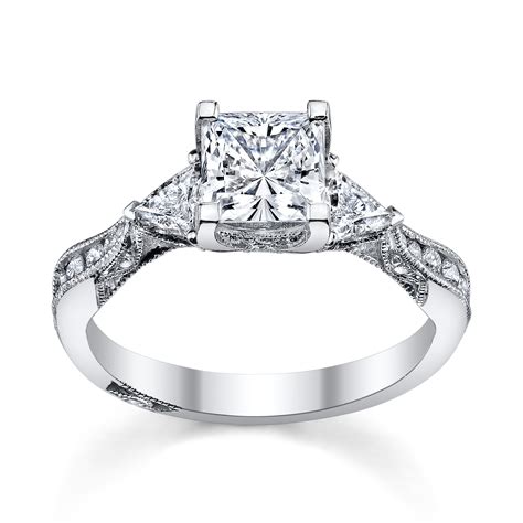 6 Princess Cut Engagement Rings She'll Love - Robbins Brothers Blog